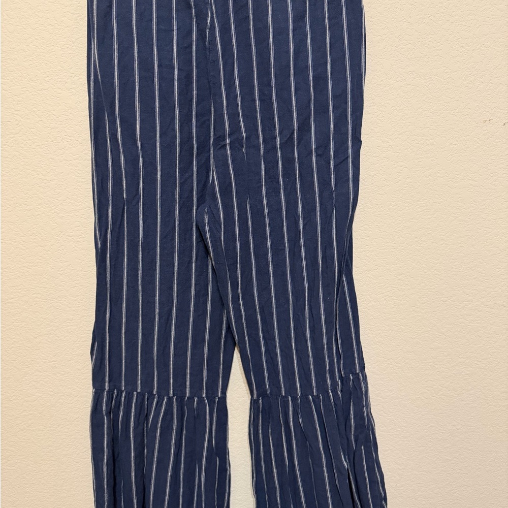 Gianni Bini Navy Striped Kids Pants
